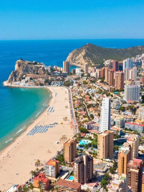 Benidorm madártávlatból