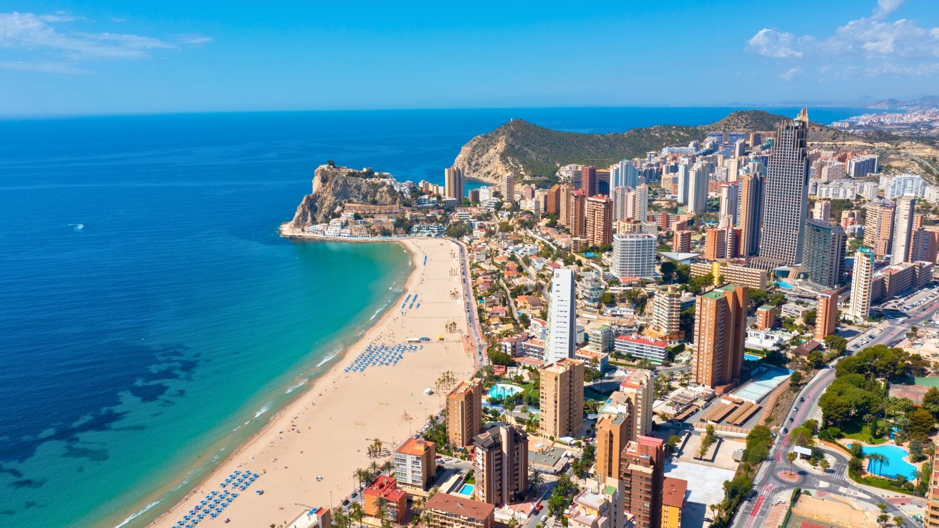 Benidorm madártávlatból