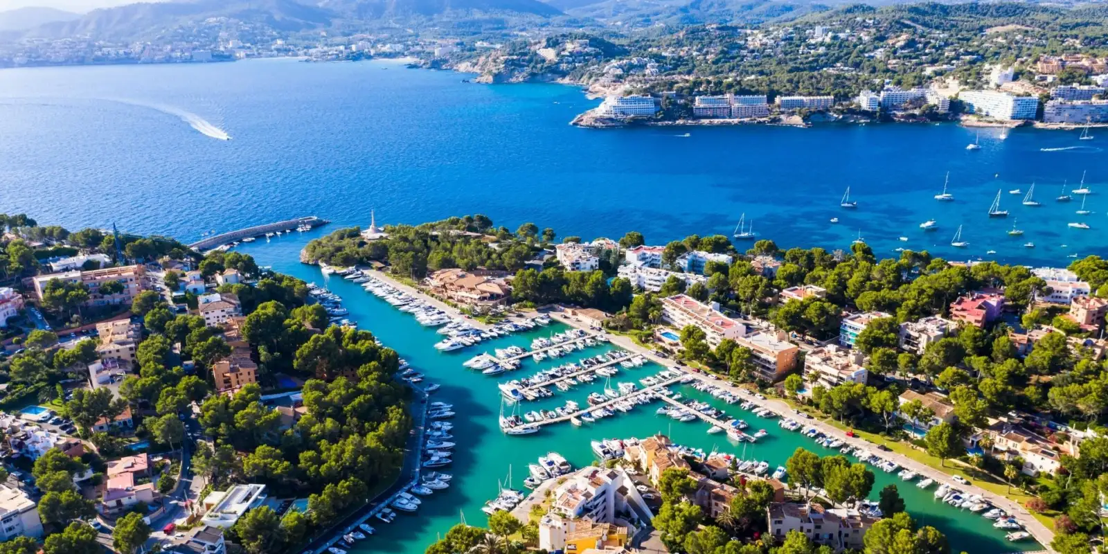 Mallorca, Santa Ponca madártávlatból