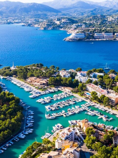Mallorca, Santa Ponca madártávlatból