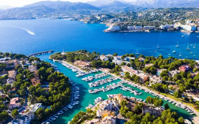 Mallorca, Santa Ponca madártávlatból