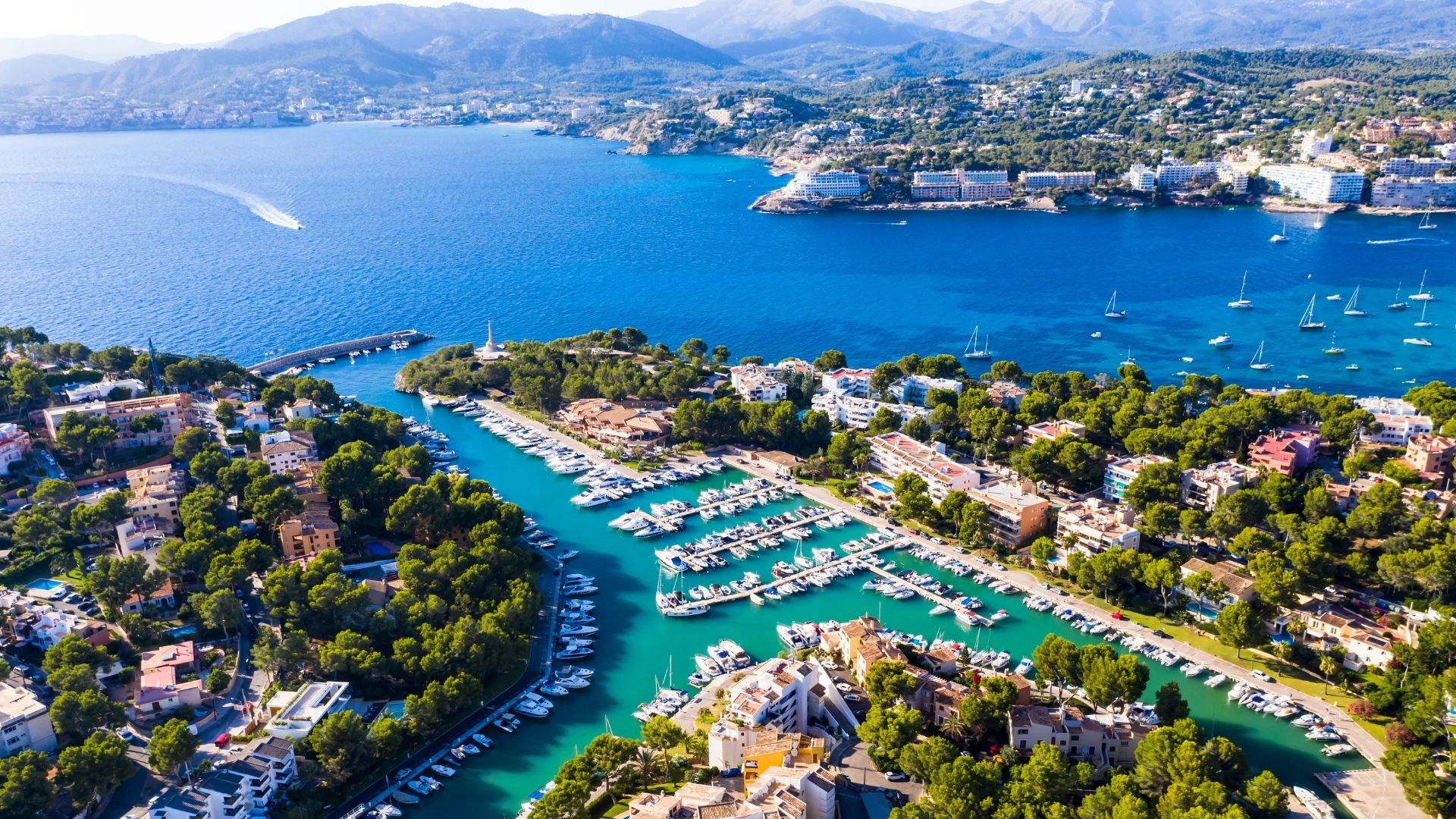 Mallorca, Santa Ponca madártávlatból